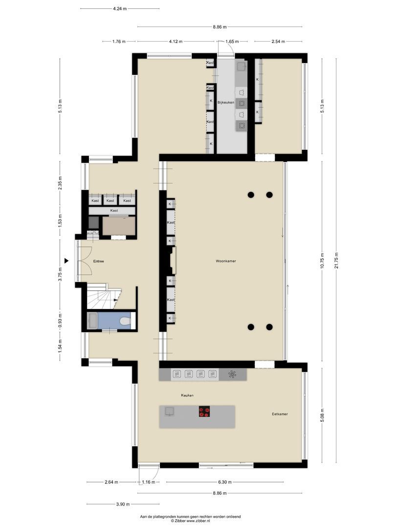 Rijperweg 7, Bloemendaal plattegrond-1