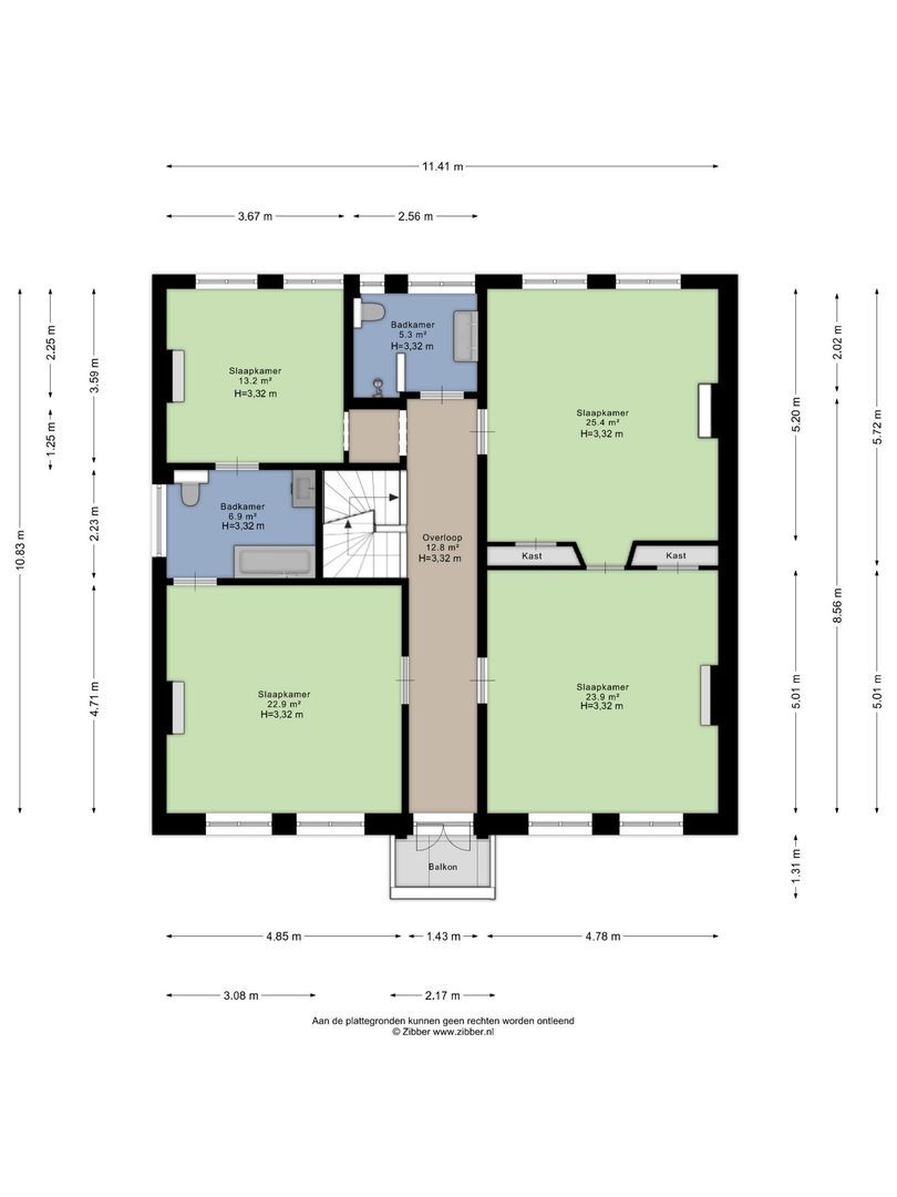 Kerkesingel 1, Velsen-Zuid plattegrond-2