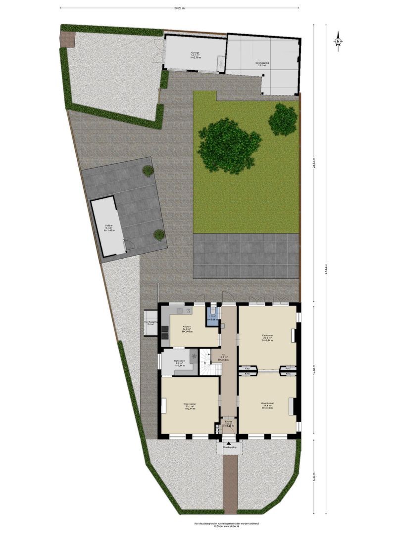 Kerkesingel 1, Velsen-Zuid plattegrond-0