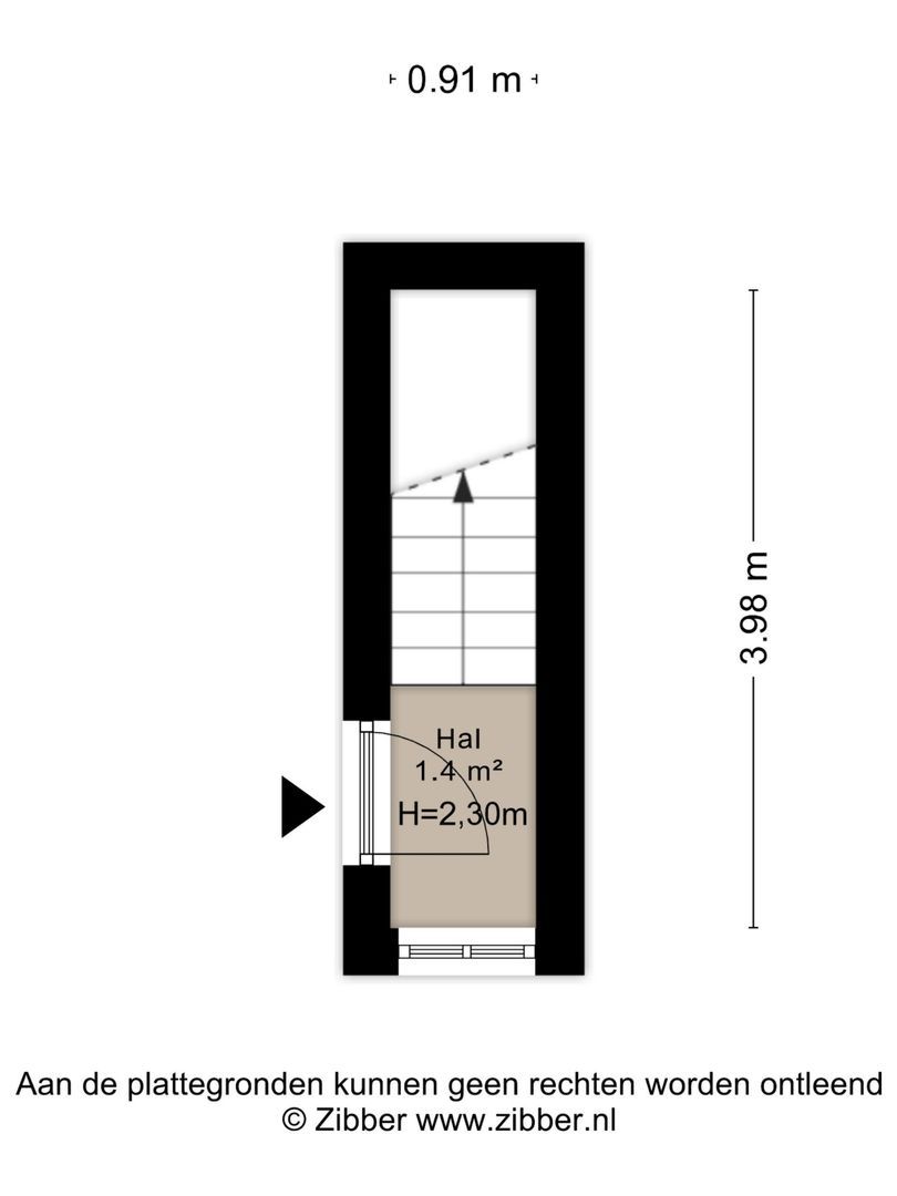 Koningstraat 3 C, Haarlem plattegrond-0