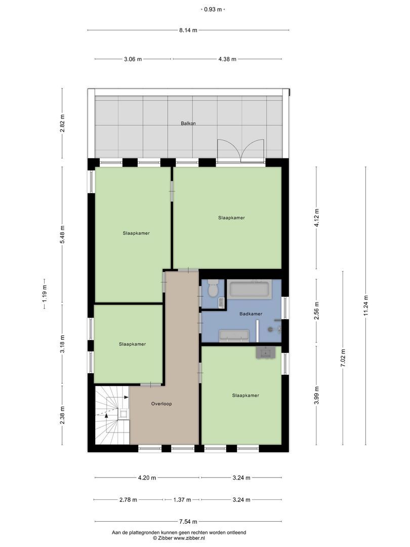 Ooievaarlaan 4, Heemstede plattegrond-2