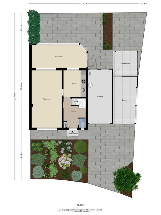 Kinderbeemd 6, Chaam plattegrond-35