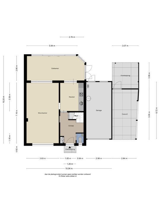 Kinderbeemd 6, Chaam plattegrond-35