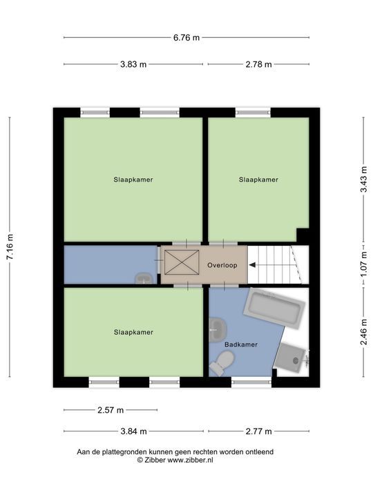Kinderbeemd 6, Chaam plattegrond-35