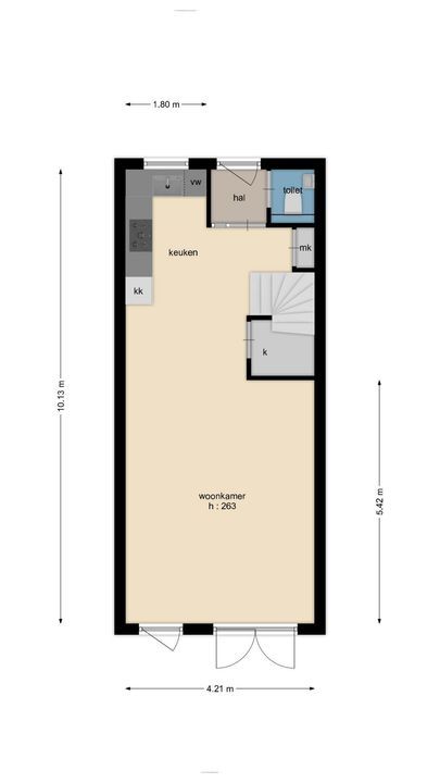 Beugelflesstraat 19, Baarle-Nassau plattegrond-34
