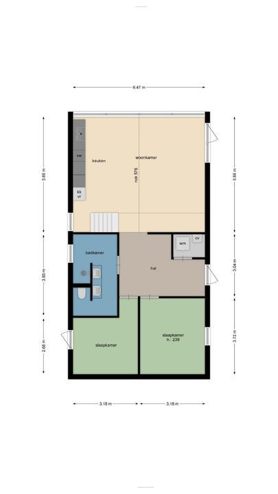 Kievit 12 B683, Baarle-Nassau plattegrond-56
