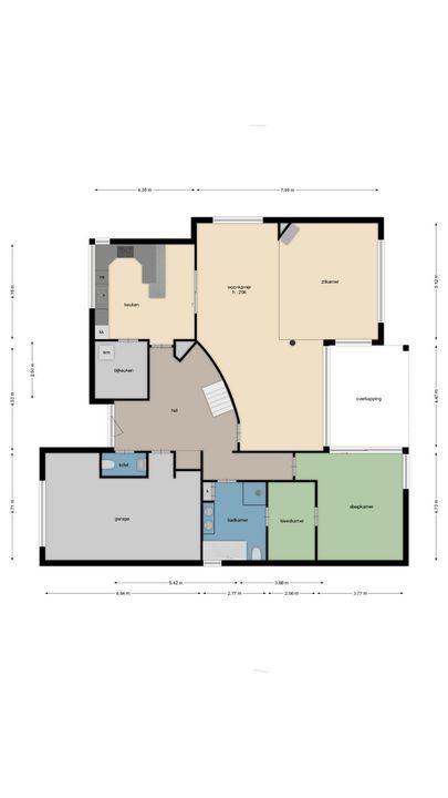 Huzenblek 51, Ravels plattegrond-55