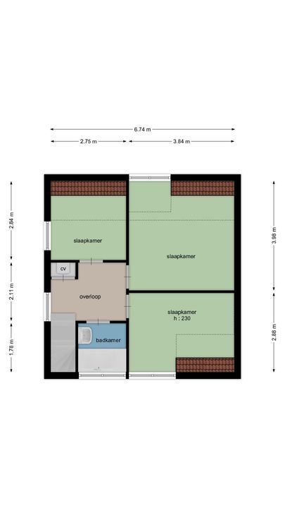 Hoogbraak 12, Baarle-Nassau plattegrond-36