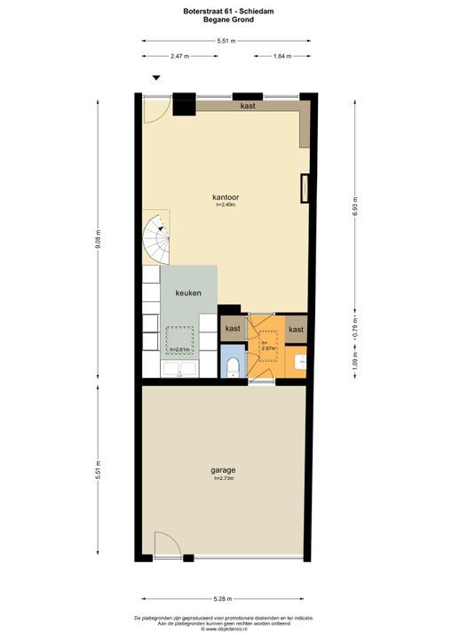 Boterstraat 61, Schiedam plattegrond-19