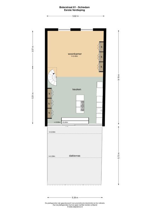 Boterstraat 61, Schiedam plattegrond-19