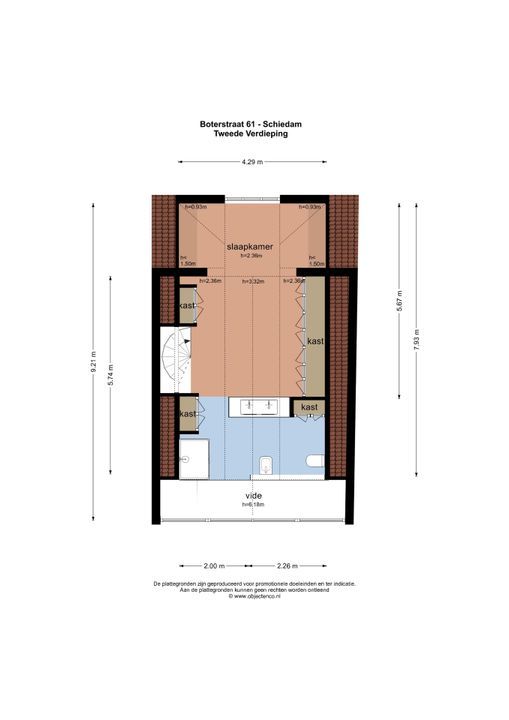 Boterstraat 61, Schiedam plattegrond-19