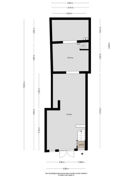 Oude Sluis 5 B, Schiedam plattegrond-32