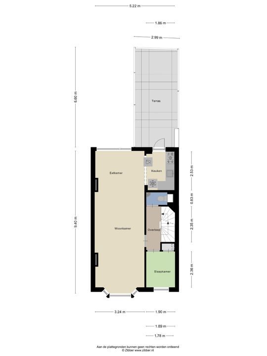 Van Dijckstraat 28 A, Schiedam plattegrond-20