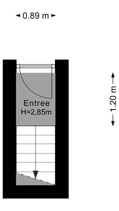 Huysmansstraat 67 A, Schiedam plattegrond-16