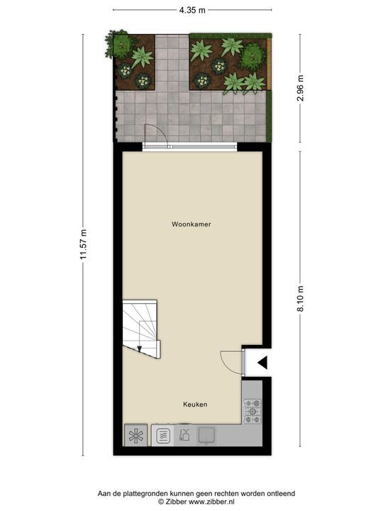 Rotterdamsedijk 297 B, Schiedam plattegrond-15