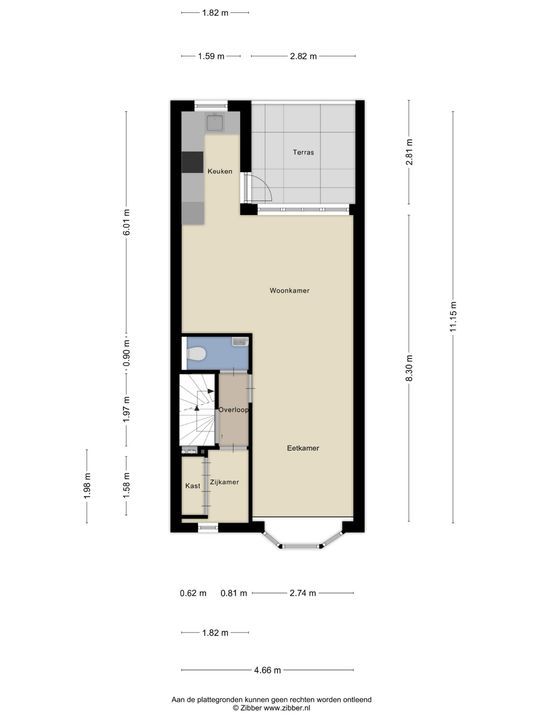 Boylestraat 16 B, Schiedam plattegrond-18