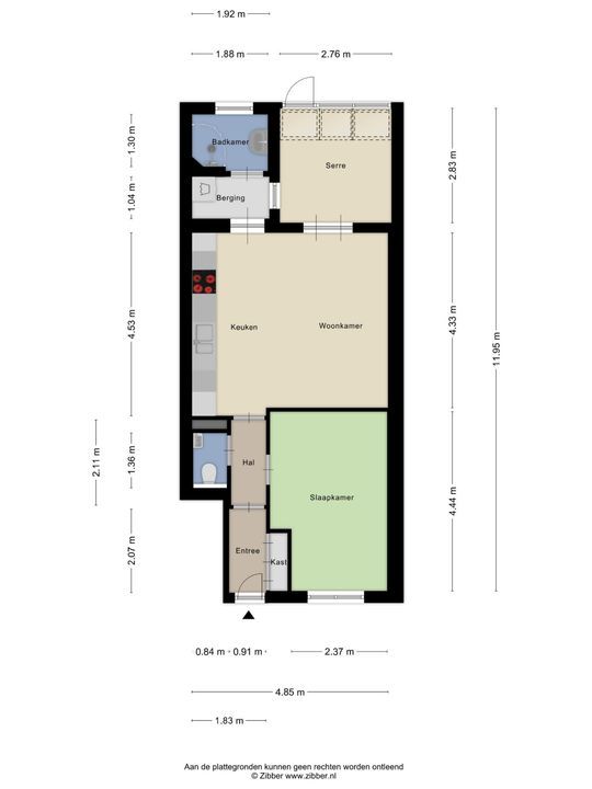 Fabristraat 65 B, Schiedam plattegrond-18