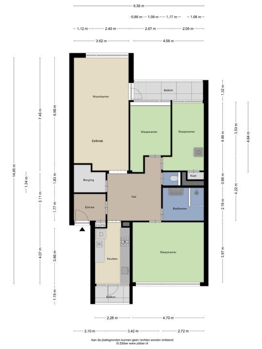 Kwikstaartweg 9, Vlaardingen plattegrond-25
