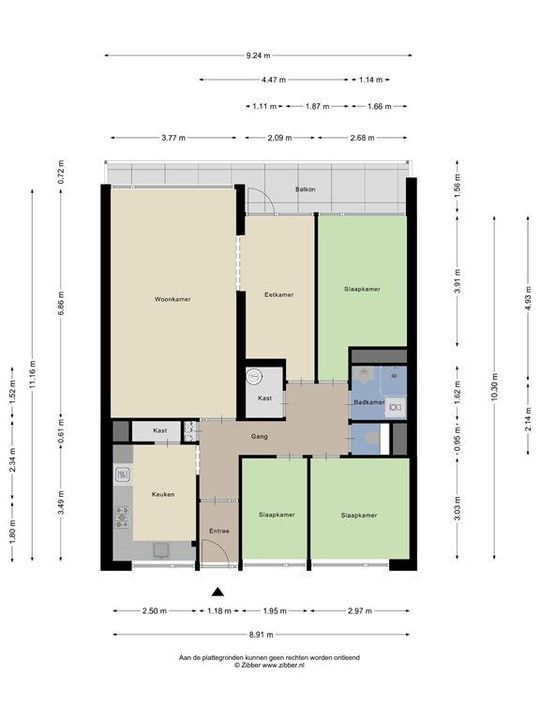 Chopinplein 228, Schiedam plattegrond-28