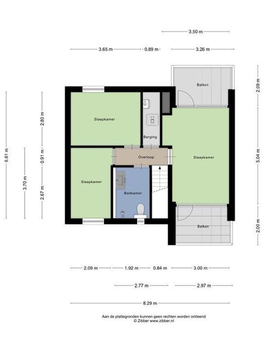 Kerklaan 66, Schiedam plattegrond-35