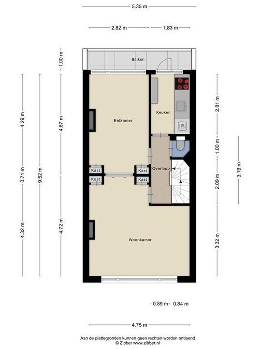Groenelaan 121 B, Schiedam plattegrond-39