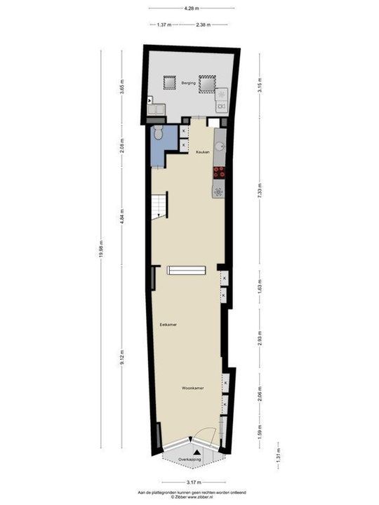 Hoogstraat 169, Schiedam plattegrond-16