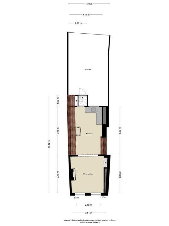 Hoogstraat 169, Schiedam plattegrond-16