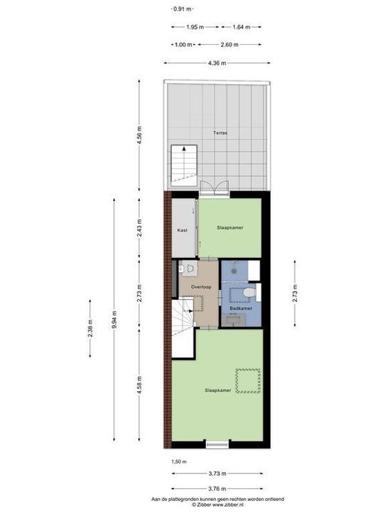 Hoogstraat 122 B, Schiedam plattegrond-38