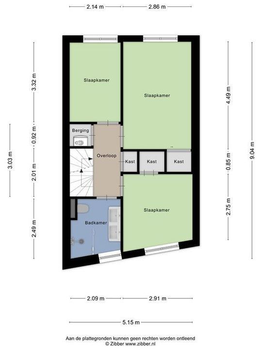 Hoofdvaart 2, Schiedam plattegrond-50