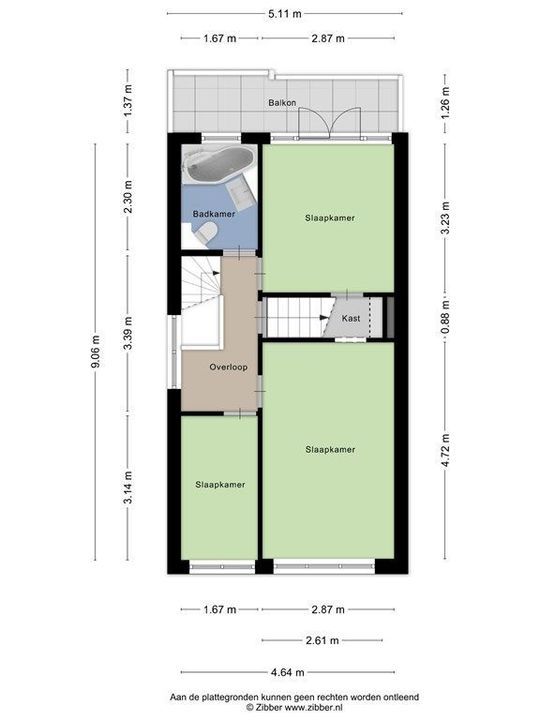 Kerklaan 10, Schiedam plattegrond-43