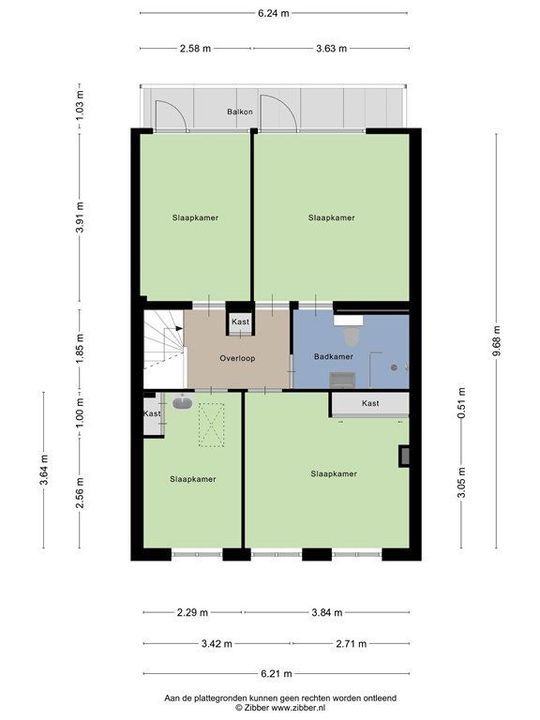 Oostsingel 39, Schiedam plattegrond-38