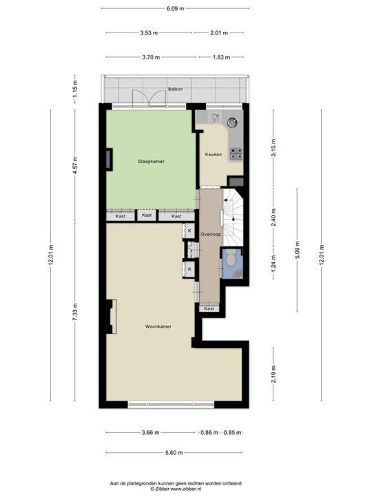 Burgemeester Knappertlaan 270 A, Schiedam plattegrond-22