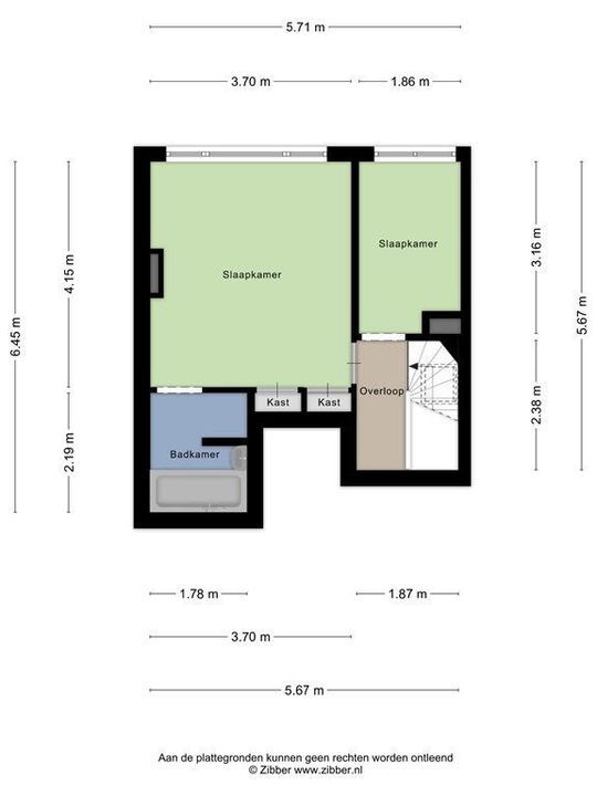 Burgemeester Knappertlaan 270 A, Schiedam plattegrond-22