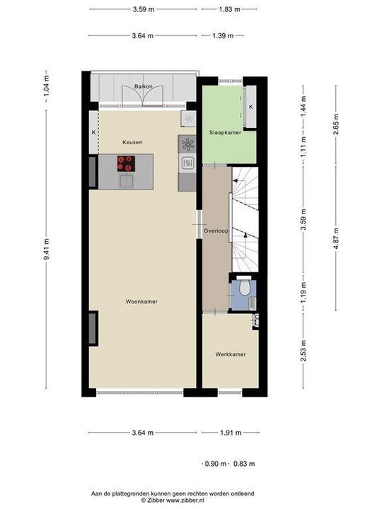 Burgemeester Knappertlaan 192 A, Schiedam plattegrond-31