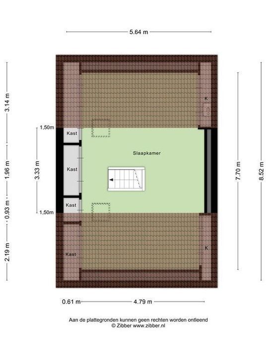 Burgemeester Knappertlaan 207 B, Schiedam plattegrond-36