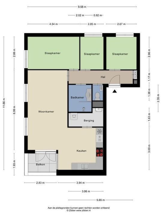 Baanstraat 25, Schiedam plattegrond-30