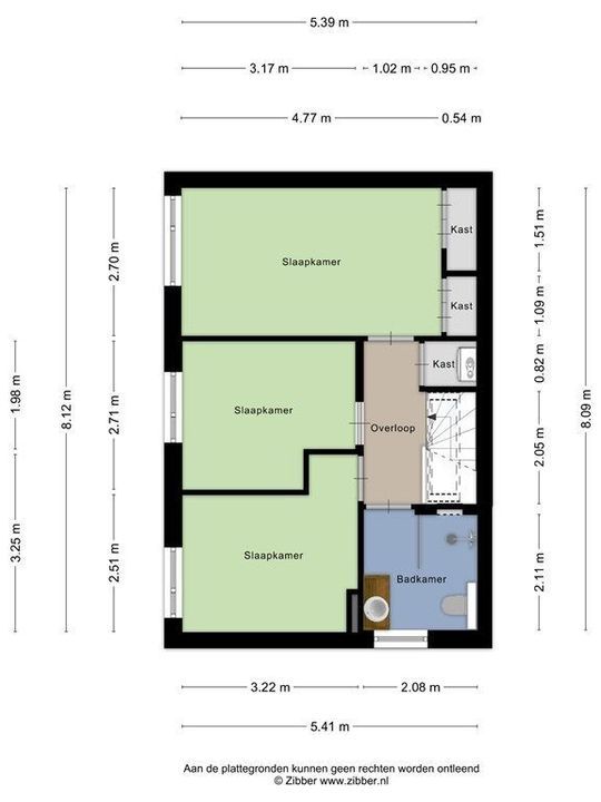 Stoelenmatterhof 15, Schiedam plattegrond-33