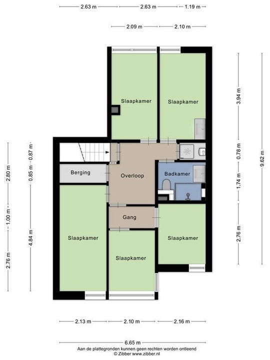 Hargplein 66, Schiedam plattegrond-36