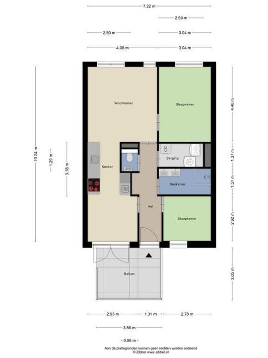 Snelliussingel 168, Schiedam plattegrond-24