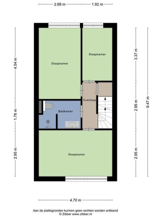 Voorberghlaan 14, Schiedam plattegrond-28