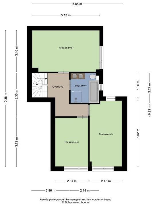 Botter 12, Maassluis plattegrond-34