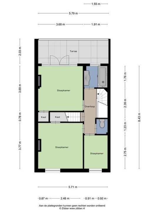 Burgemeester Knappertlaan 186 A, Schiedam plattegrond-42