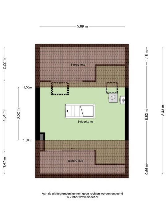 Burgemeester Knappertlaan 186 A, Schiedam plattegrond-42