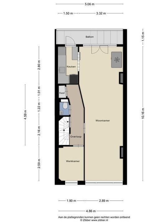 Newtonplein 22 B, Schiedam plattegrond-21