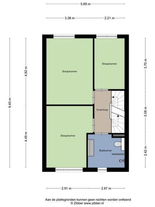 Cornelis Van Der Loostraat 1, Schiedam plattegrond-54