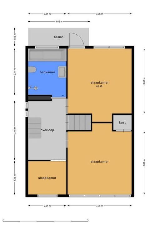 Hindelaan 24, Hilversum plattegrond-27