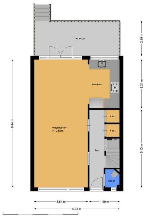 Oud-Bussummerweg 7, Bussum plattegrond-33
