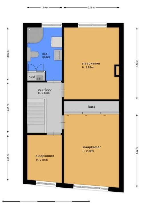 Spieghelstraat 58, Utrecht plattegrond-27