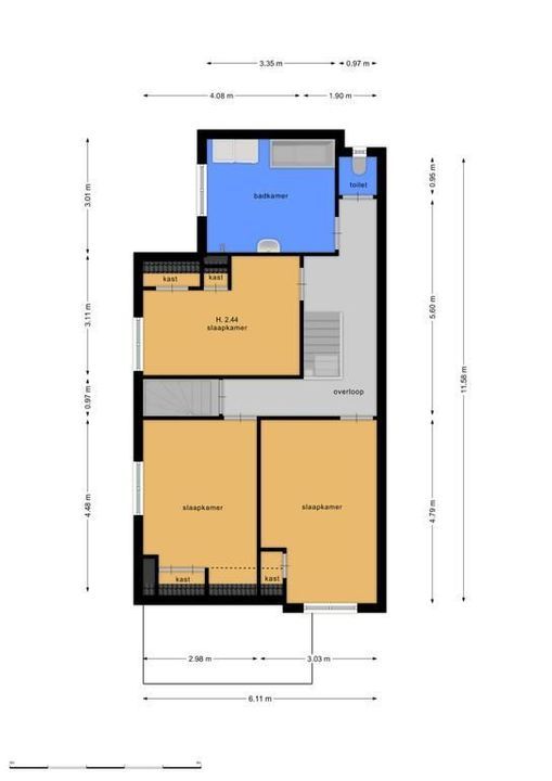 Gudelalaan 8, Bussum plattegrond-28