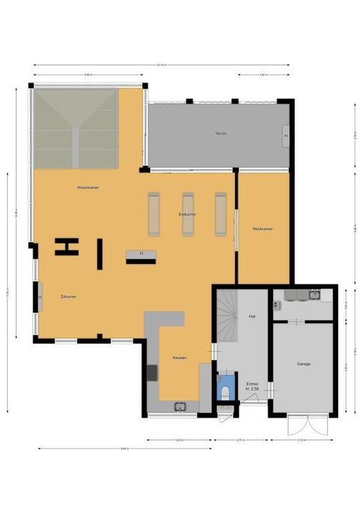 Hoofdgracht 31, Naarden plattegrond-49